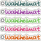 Stickdatei Anhänger "Wahlheimat"