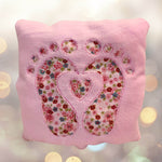 Stickdatei Babyfüsse 2 negative Applikation Set 2548 - Sewando