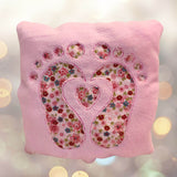 Stickdatei Babyfüsse 2 negative Applikation Set 2548 - Sewando
