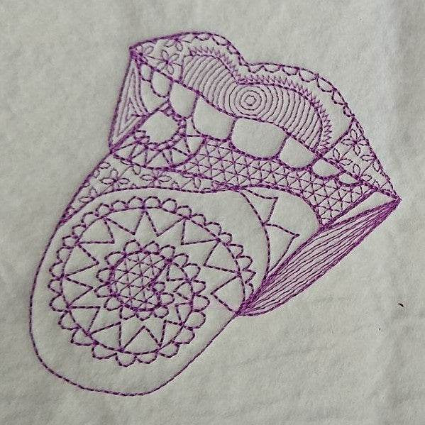 Stickdatei - Zendoodles (4 Motive in je 2 Größen) - Sewando
