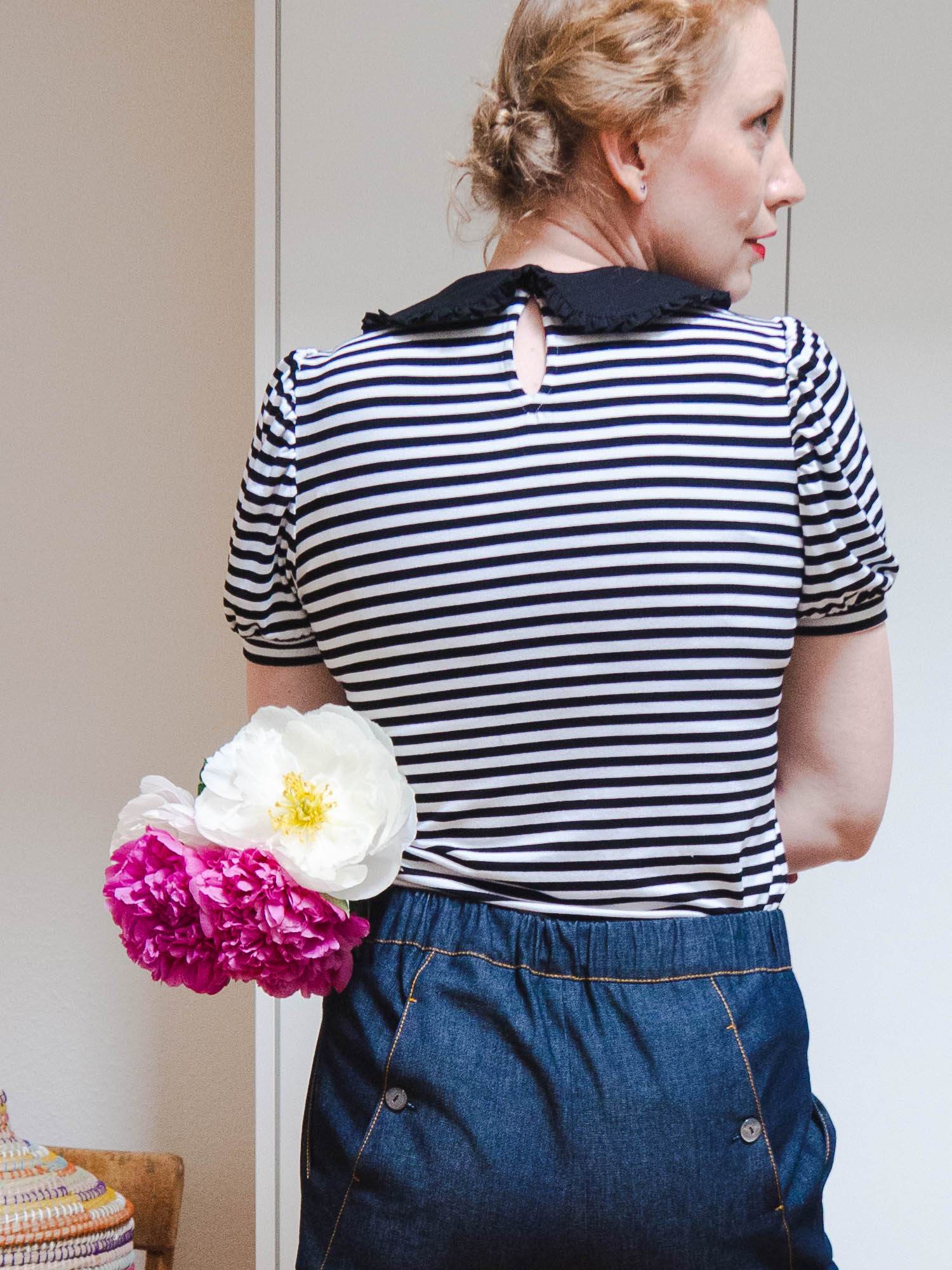 Svea Top 34 - 52 add-on sewing pattern and instructions - Sewando