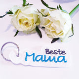 Stickdatei - Anhänger-Set "Beste Mama & Bester Papa"