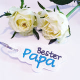 Stickdatei - Anhänger-Set "Beste Mama & Bester Papa"
