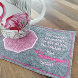 Stickdatei-Set "Fransen-Flamingo" (15 Dateien)