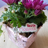 Stickdatei - Anhänger-Set "Beste Mama & Bester Papa"