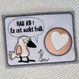 Stickdatei  "Hau ab, es ist nicht früh"