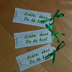 Stickdatei DANKE Verpackung mit Spruch - Sewando