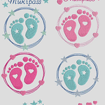 Stickdatei MuKiPass Mutterkindpass 604 - Sewando