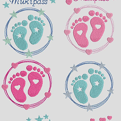 Stickdatei MuKiPass Mutterkindpass 604 - Sewando