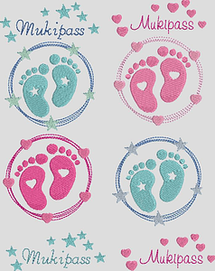 Stickdatei MuKiPass Mutterkindpass 604 - Sewando