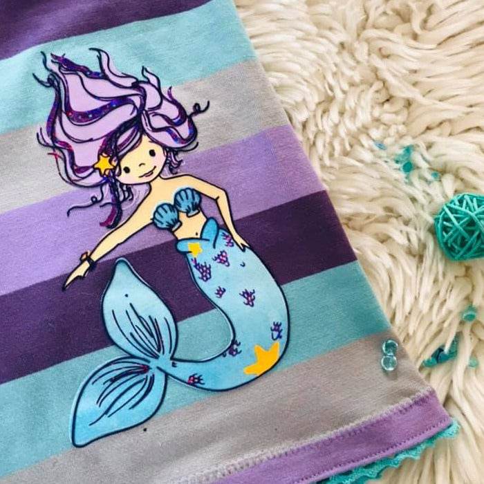 Plotterdatei Sweet Mermaid - Sewando