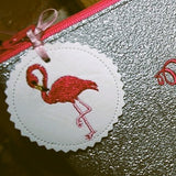Stickdatei-Set "Fransen-Flamingo" (15 Dateien)