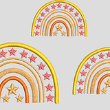 Stickdatei Regenbogen mit Sternen Set 606/2 - Sewando