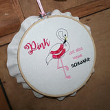 Stickdatei-Set "Fransen-Flamingo" (15 Dateien)