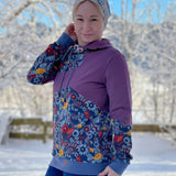 Schnittmuster Sweater Hoodie Pullover Skylar für Damen 32-48