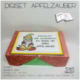 Digistamp Apfelzauber, Sublimation, Plotterdatei