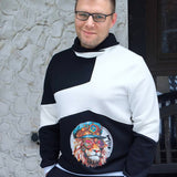 Nähanleitung und Schnittmuster Sweater Hoodie Pullover Skylar für Herren 42-60