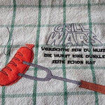 Stickdatei - GRILL WARS (Doodle-Applikation & Vollstick) - Sewando