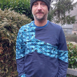 Nähanleitung und Schnittmuster Sweater Hoodie Pullover Skylar für Herren 42-60