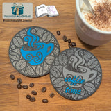 Digistamp Kaffee, Sublimation, Plotterdatei