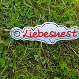 Stickdatei - Anhänger "Liebesnest"