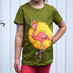 Applikationsvorlage Frieda und Fred Flamingo - Sewando