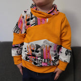 Nähanleitung und Schnittmuster Hoodie Pullover Sweater Skylar für Jungen 74-176