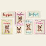 Stickdatei Teddy U-Heft Impfpass In the Hoop 625/T1 - Sewando