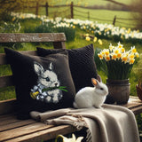 Stickdatei Applikation Osterhase Hase "Ilona"  - realistisch - FÜR HELLE & DUNKLE STOFFE