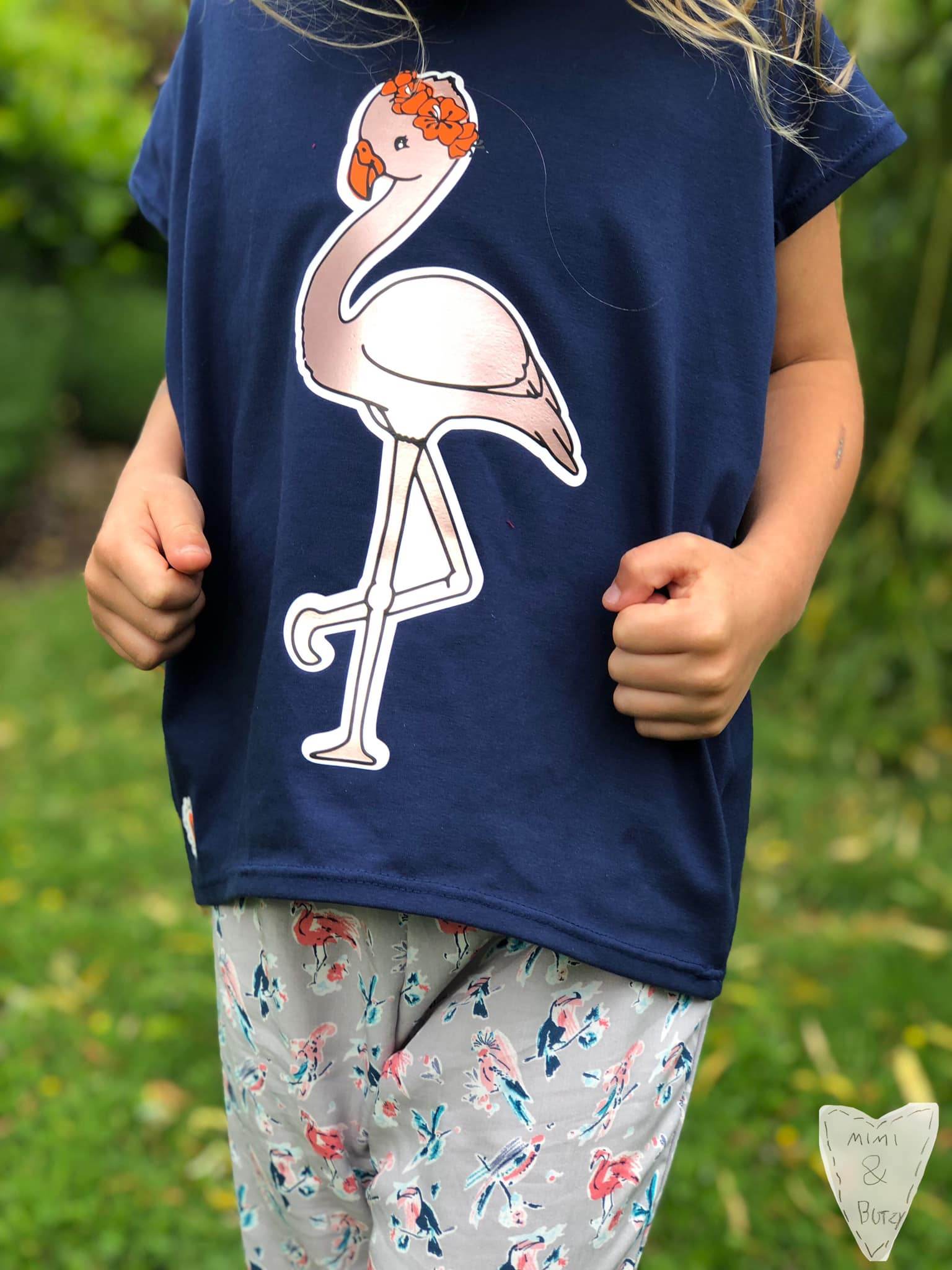 Plotterdatei Frieda und Fred Flamingo - Sewando