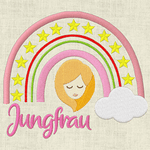 Stickdatei Sternzeichen Regenbogen Horoskop Set 643 - Sewando