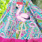 Applikationsvorlage Frieda und Fred Flamingo - Sewando