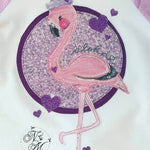 Applikationsvorlage Frieda und Fred Flamingo - Sewando