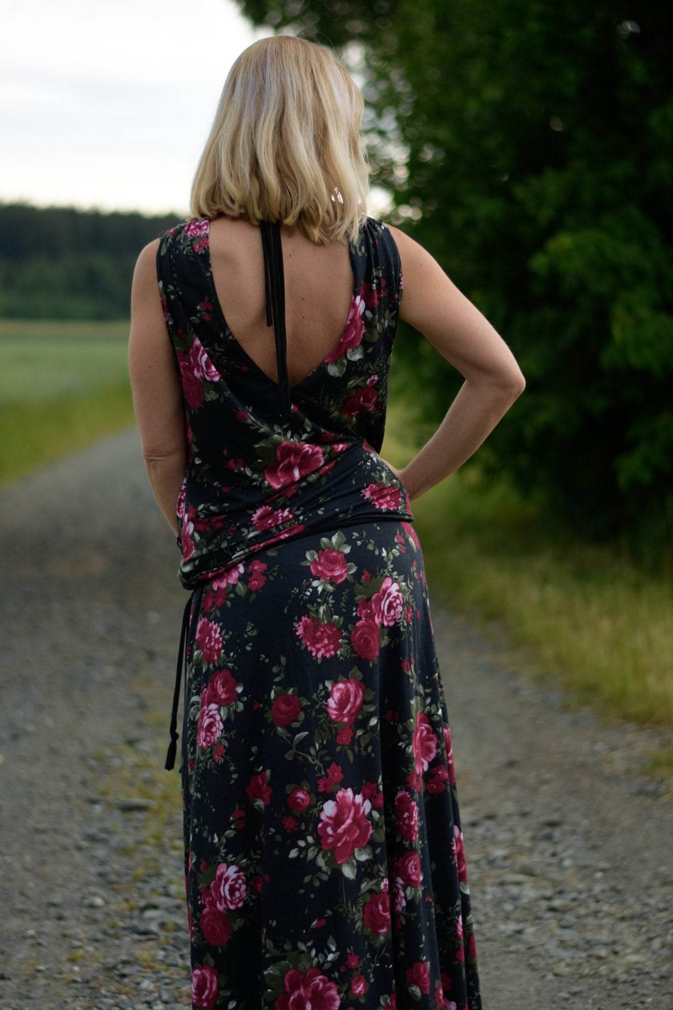 ANNA Schnittmuster und Nähanleitung für Jerseykleid Gr. 34-46 - Sewando