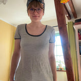 "Miss Wollig" T-Shirt/Longsleeve für dehnbare Stoffe 30-46