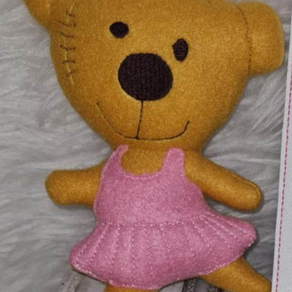 Stickdatei Ballerina Teddy In the Hoop Set 751 - Sewando