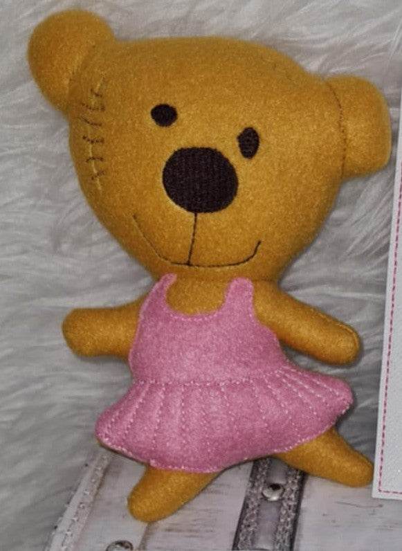 Stickdatei Ballerina Teddy In the Hoop Set 751 - Sewando