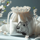 Stickdatei Capybara "Teddy" - realistisch - FÜR HELLE STOFFE