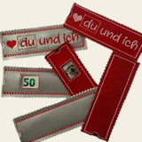 Stickdatei  du und ich Hülle ITH Geschenk Valentinstag 657