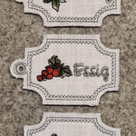 Stickdatei - Einmach-Schilder - Sewando