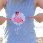 Stickdatei Frieda und Fred Flamingo - Rahmen 13x18 - Sewando