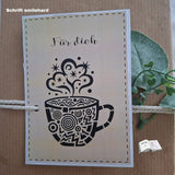 Digistamp hot chocolate, Sublimation, Plotterdatei