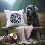 Stickdatei Applikation Mastiff "Marta" - realistisch - FÜR HELLE & DUNKLE STOFFE