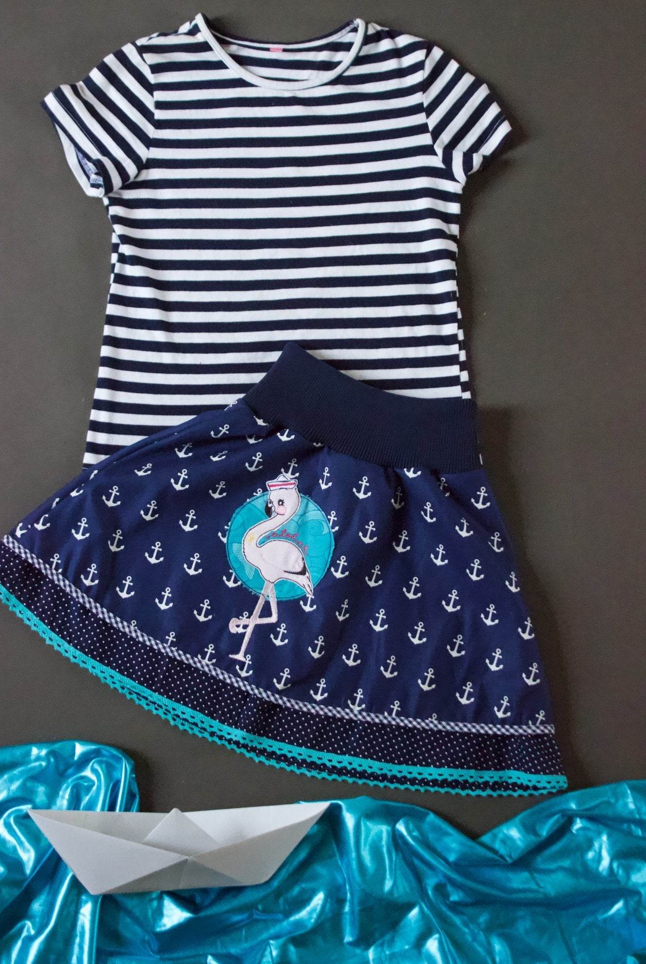 Stickdatei Frieda und Fred Flamingo - Kombipaket - Sewando
