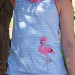 Stickdatei Frieda und Fred Flamingo - Kombipaket - Sewando
