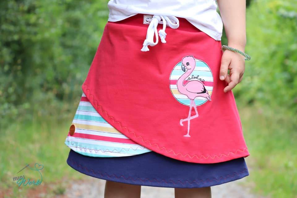 Stickdatei Frieda und Fred Flamingo - Kombipaket - Sewando