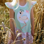 Stickdatei Frieda und Fred Flamingo - Kombipaket - Sewando