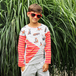 Schnittmuster Kindershirt Pasi - Größe 80 - 164 - Sewando