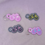 Stickdatei Schlüsselanhänger - Fahrrad & Drahtesel - Sewando