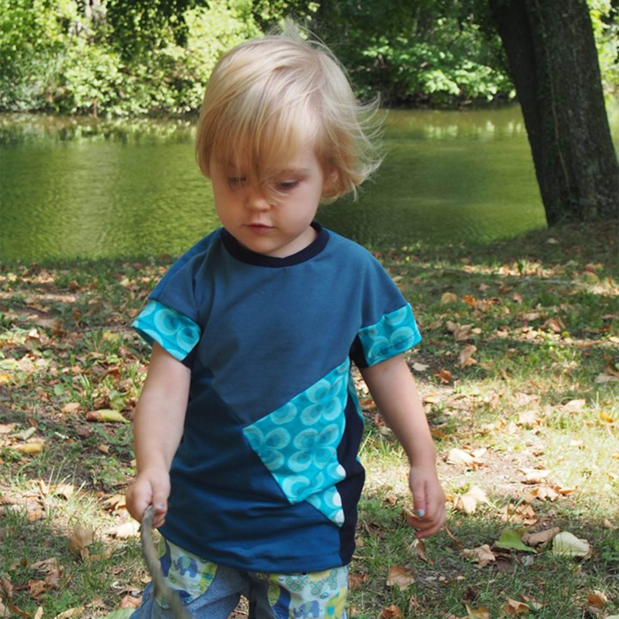 Schnittmuster Kindershirt Pasi - Größe 80 - 164 - Sewando